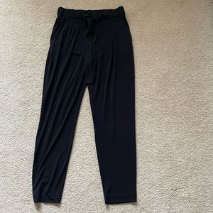 Express black tie pants